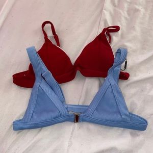 BUNDLE || 2 Size Medium Bikini Tops